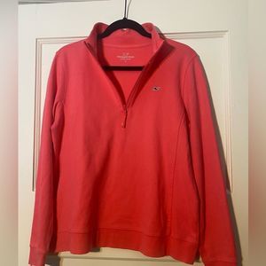 NWOT Vineyard Vines 3/4 Zip Mock Neck Pullover Size Large